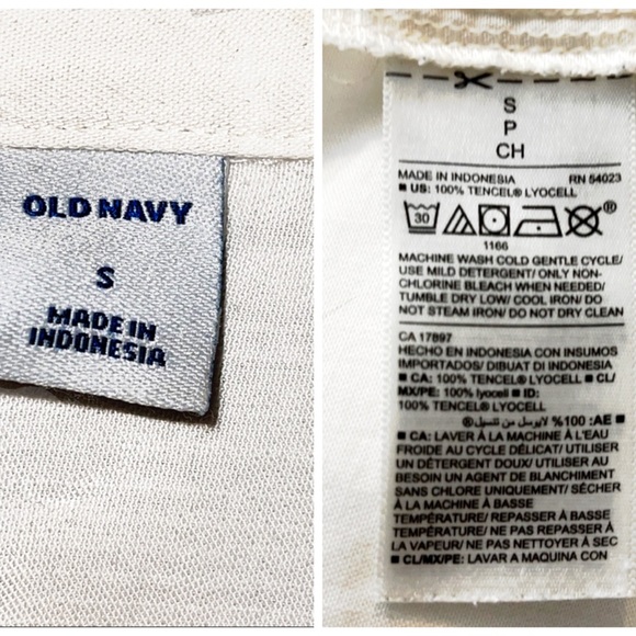 Old Navy Women’s Cloud Nine Relaxed Tencel Patch Pocket Button Down Shirt - Picture 15 of 16